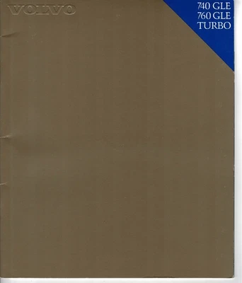 Volvo 740 760 GLE 1985 turbo concesionario folleto de ventas de automóviles catálogo Foto 1 de 4