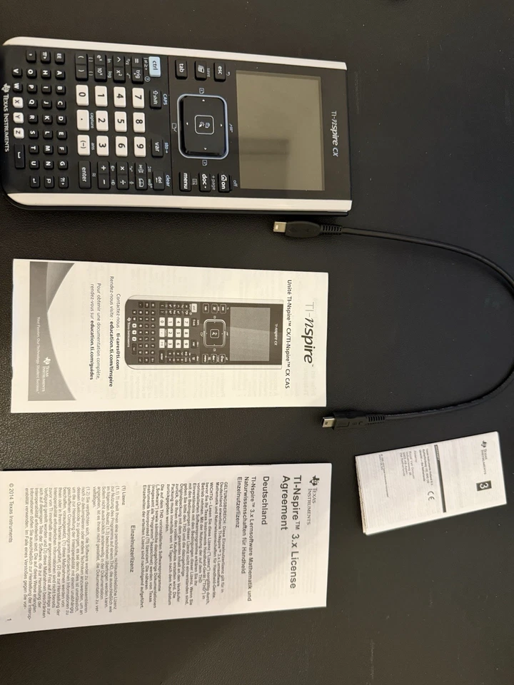 Texas Instruments TI-Nspire CX   CAS Handheld / geprüft     #83                  - Bild 1 von 1