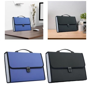 A4 Expandable File Folder Wallet Envelope Pocket with Carry Handle Paperwork - Picture 1 of 11