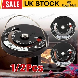 Magnetic Stove Log Burner Thermometer Fireplace Temperature Gauge Accessories - Picture 1 of 13