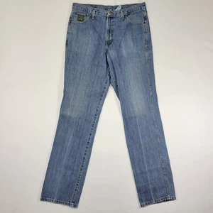 Cinch Men's Denim Blue Jean Green Tab Size 36x38 LONG - Picture 1 of 13