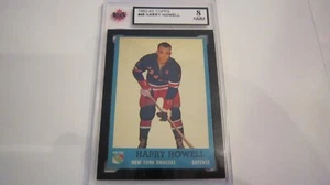 1962/63 TOPPS NHL HOCKEY CARD #46 HARRY HOWELL KSA 8 NM/MINT SHARP!! 62/63 TOPPS - Picture 1 of 7