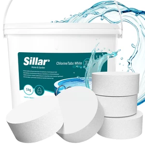 5kg Sillar Multitabs 200g 10in1 Chlortabletten Multifunktion Tabs Chlor für Pool - Bild 1 von 12