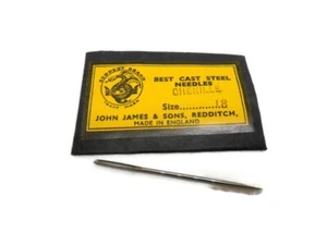 John James & Sons CHENILLE Sharp Point Needles Hand Needles Size 18 (6 pc pack) - Picture 1 of 1