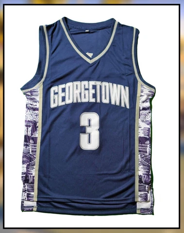 Allen Iverson - Georgetown - Men's NCAA Swingman Jersey - ( Medium ) Cover