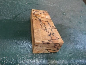 MM-SPALTED MAPLE DELUXE KNIFE BLOCK/SCALES/ CALLS/ PEN BLANKS--M--1--28 - Picture 1 of 2