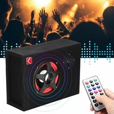SUBWOOFER AUTO SLIM CASSA AMPLIFICATA BT ibrido 150W 8' SOTTOSEDILE COFANO CASA