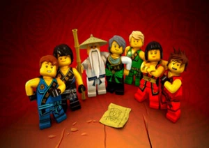 Tortenaufleger Geburtstag 20 x 28 cm DIN A4 Lego Ninjago  P6 - Bild 1 von 1