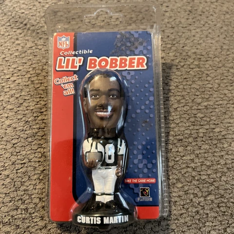 CURTIS MARTIN NEW YORK JETS VINTAGE LIL' BOBBER NFL BOBBLEHEAD Cover