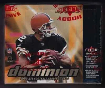 2000 Skybox Dominion Football Hobby Box FACTORY SEALED LOOK FOR TOM BRADY - Image 1 of 2