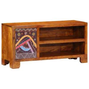 Mobile Porta TV Multicolore 90x30x45 Legno Massello di Acacia mobile vidaXL - Foto 1 di 12