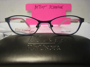 GAFAS SOCIALES BETSEY JOHNSON NIÑAS en AZUL 47-16-125MM 27V CON ESTUCHE GENÉRICO - Imagen 1 de 5