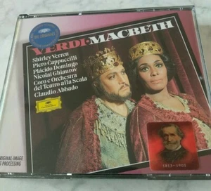 VERDI - Macbeth 2 NM CD's ABBADO, Domingo Deutsche Grammophon 1976 NO IFPI CODE - Picture 1 of 5