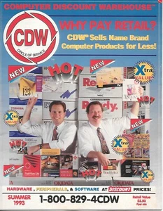 CDW Computer Discount Warehouse Computer Catalog Summer 1993 - Bild 1 von 2
