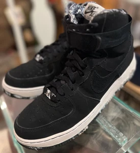 🔥🔥2014 Nike Air Force 1 High '07 'Marble Sole' Mens Sneakers Vintage - Size 10 - Picture 1 of 9