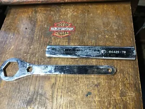HARLEY DAVIDSON SHOVEL/SPORTSTER AXEL WRENCH AND ADJUSTER GENUINE TOOL B7 - Picture 1 of 10