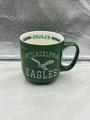 Taza de café Philadelphia Eagles Throwback NFL 15 oz logotipo nueva Foto 1 de 2