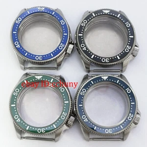 37mm Estuche Reloj Cristal Zafiro Inserto Bisel Cerámico Ajuste NH34 NH35 NH36 Movimiento - Imagen 1 de 30
