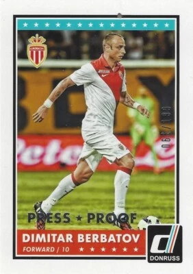 2015 Donruss Soccer Set - AS Monaco FC - Silver Press Proof /199 (17 - 20) - Image 1 of 4