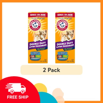 Arm & Hammer Cat Litter Deodorizer Double Duty, 33 oz, Box ( 2 PACK ) Best Price