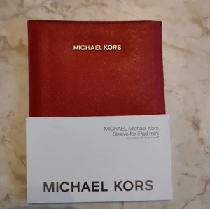 NEW MK Michael Kors Red Sleeve Case for a Ipad Mini - Picture 1 of 3