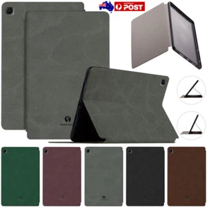 For Samsung Galaxy Tab S10 S9 S8 S7 S6 A9 A8 A7 A Shockproof Leather Case Cover - Picture 1 of 28