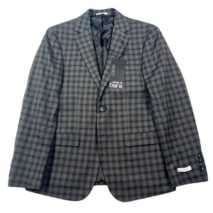 Bar III Check Suit Jacket Mens 38S 38 Brown Check Skinny-Fit $425 - Picture 1 of 10