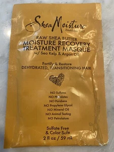 SHEA MOISTURE RAW SHEA BUTTER MOISTURE RECOVERY TREATMENT MASQUE 2OZ - Picture 1 of 2