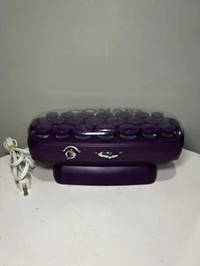 Conair CHV37T Multi Size Hot Rollers Flocked Velvet Curlers 20 Rollers No Clips - Picture 1 of 4