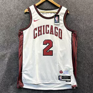 Nike Chicago Bulls Lonzo Ball NBA City Edition Jersey #2 Mens XL Basketball - Picture 1 of 9