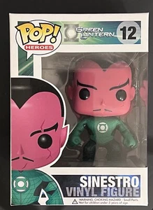 SINESTRO 12 Funko Pop Green Lantern Excellent w/ Soft Protector Vinyl Figure - Picture 1 of 6