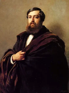 Oil franz xavier winterhalter - alfred emilien comte de nieuwerkerke male figure - Picture 1 of 1