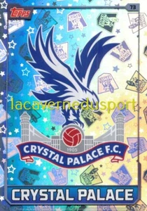 073 BADGE ECUSSON # CRYSTAL PALACE TOPPS PREMIER LEAGUE 2015 2016 MATCH ATTAX - Picture 1 of 1