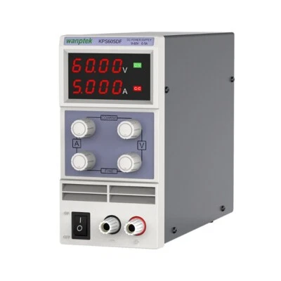 KPS-605DF Adjustable Digital DC Lab Power Supply 60V 5A Switching Power Supply - Image 1 of 4