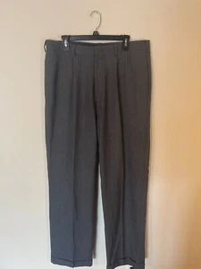 Docker's Hose Herren 34x34 anthrazitgrau Freizeitkleid plissiert konische Beine - Bild 1 von 12
