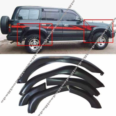 Car Fender Flares Wheel Arches Wide Body Kits For Toyota Land Cruiser LC80 FZJ80 - Image 1 of 4