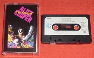 ALICE COOPER - UK CASSETTE TAPE - HEY STOOPID - Picture 1 of 5