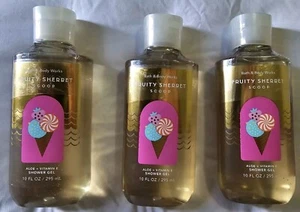 3x Bath & Body Works Fruity Sherbet Scoop Shower Gel Body Wash 10 oz - Picture 1 of 2