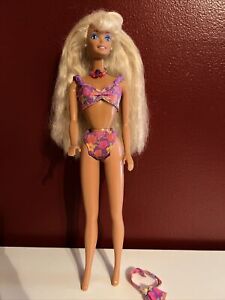 Vintage 1992 Glitter Beach Barbie Doll Mattel Model 3602