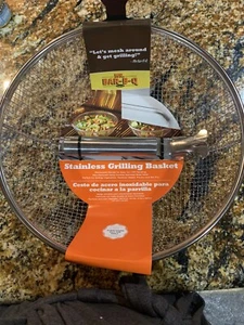 Mr BBQ SS Grilling Basket Removable Handle For Grilling Veggies, Seafood/meats - Picture 1 of 2