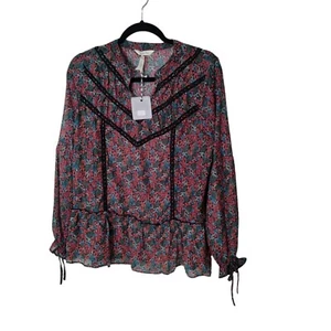 Matilda Jane Shirt Flower Secret Fields Callie Long Sleeve Top Size Medium NWT - Picture 1 of 9