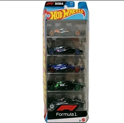 Hot Wheels Formula 1 (Set of 5 Cars) - New In Packaging  - Image 1 of 2