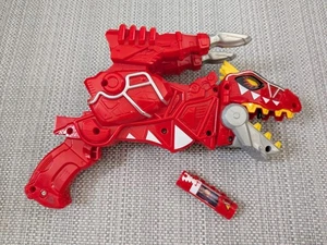 Power Rangers Dino Charge Red T-Rex Morpher Gun With Dino Charger Battery - Picture 1 of 5