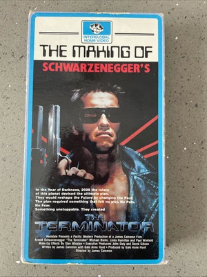 MAKING OF THE TERMINATOR VHS INTERGLOBAL VIDEO ARNOLD SCHWARZENEGGER - Image 1 of 4