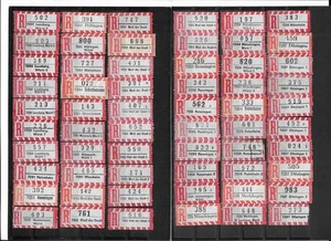 R-Zettel/BRD/7250 Leonberg,Württ 5 - 7265 Neubulach 1 (120 versch.) - Bild 1 von 2