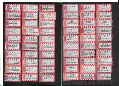 R-Zettel/BRD/7250 Leonberg,Württ 5 - 7265 Neubulach 1 (120 versch.) - Bild 1 von 2