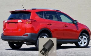 For 2004-17 Toyota RAV4 Rear Car Exhaust Pipe Tip Muffler Tailpipe Carbon Fiber - Picture 1 of 7