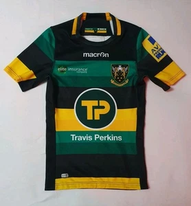 🔶️JERSEY VINTAGE MACRON RUGBY UNION NORTHAMPTON SAINTS INGLATERRA MEDIANA M - Imagen 1 de 4
