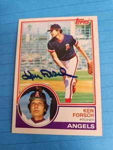 1983 Topps signed Autogrammkarte Ken Forsch #625 Angels - Bild 1 von 2