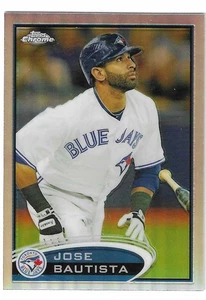 2012 TOPPS CHROME JOSE BAUTISTA REFRACTOR #140 TORONTO BLUE JAYS - Picture 1 of 2